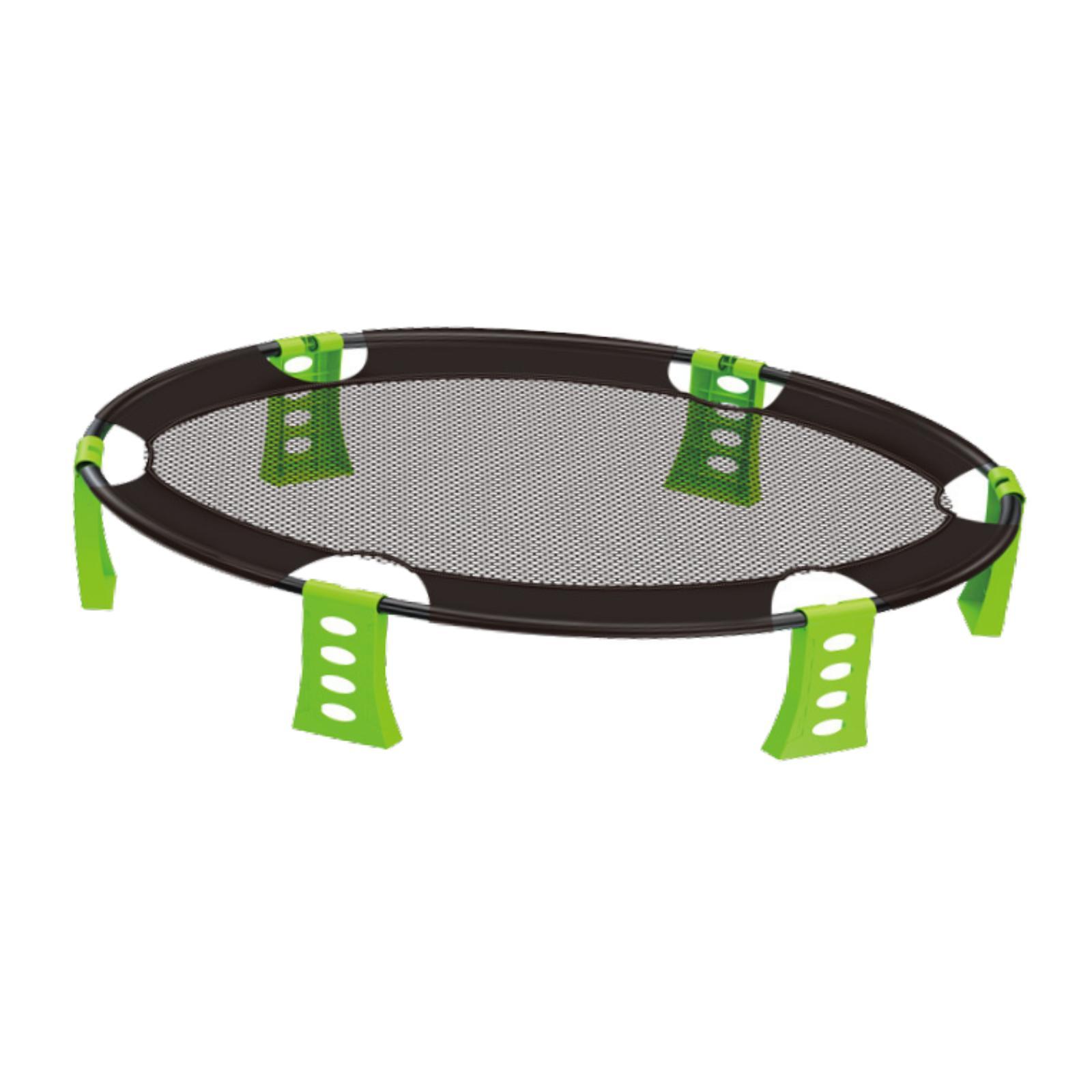 Magideal - Juego Roundnet Para Actividades De Red Redonda, Entretenimiento, Red De Voleibol Al Aire Libre, Juego De Playa Para Adultos Y Niños, Patio Trasero , Verde