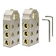 thumbnail image 1 of Abrazadera de conector de terminal de automóvil, terminales (+/-) Post positivo y (+/-) Universal para camiones, barcos, automóviles marinos, 1 of 5