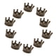 thumbnail image 2 of 10 piezas mini cuentas de encantos de la corona para los hallazgos de joyas que hacen 6 x 11 mm de bronce, 2 of 5