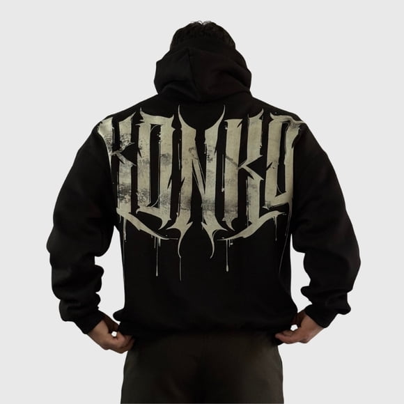 Poleron Canguro Wild Estampado Revenge Hombre Konko