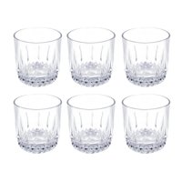 Disparo - Set 6 Vasos Bajos Whisky Cristar Prisma Rocks 306Ml