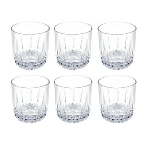Disparo - Set 6 Vasos Bajos Whisky Cristar Prisma Rocks 306Ml