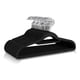 thumbnail image 1 of Set 20 Colgadores Ropa Terciopelo Antideslizantes Negro, 1 of 9