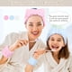 thumbnail image 5 of 9 diademas de coral para lavarse la cara con kit de pulseras, diadema de maquillaje con lazo para mujeres y niñas, diadema de spa súper suave con pulsera para lavarse la cara, cuidado de la piel, baño, 5 of 7
