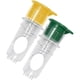 thumbnail image 1 of 2PCS Limón Mini prensadora, nuevo tornillo superior prensadora de limón, extractor de jugo manual con tapa, prensa cítrica naranja para cócteles, bebidas (amarillo + verde), 1 of 3