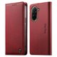 thumbnail image 1 of Funda Billetera de Cuero para [Xiaomi Redmi A5 4G], Bloqueo RFID, Tarjetas y Soporte Rojo, 1 of 5