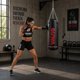 thumbnail image 2 of Saco de Boxeo Profesional Quwa Negro 80 cm, 2 of 2