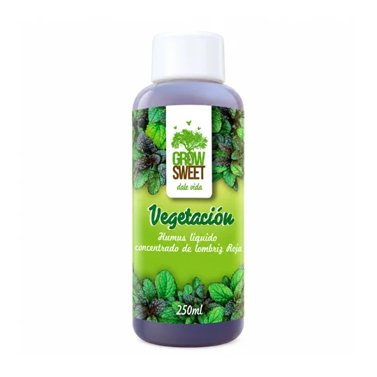 Grow Sweet - Vegetativo Fertilizante Orgánico 250 Ml Para Crecimiento Y Vigor