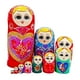 thumbnail image 4 of 10 Piezas Matryoshka Juguetes Para Niños Decoración De Muñecas Rusas De Madera Para Vacaciones, 4 of 5
