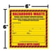 thumbnail image 4 of Etiqueta de Residuos Peligrosos Safety Supply Mart 15 cm (paquete de 25), 4 of 6