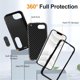 thumbnail image 3 of for iPhone 17e Funda con Soporte Integrado, a Prueba de Golpes/polvo/caídas, Cubierta Protectora Resistente de Grado Militar de Alta Resistencia for iPhone 17e, Negro, for iPhone 17e, 3 of 8