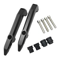 Magideal - Barras De Reposabrazos Trasero Asa De Agarre Del Del Asiento Trasero Ajuste Para Grom Msx125 , Negro