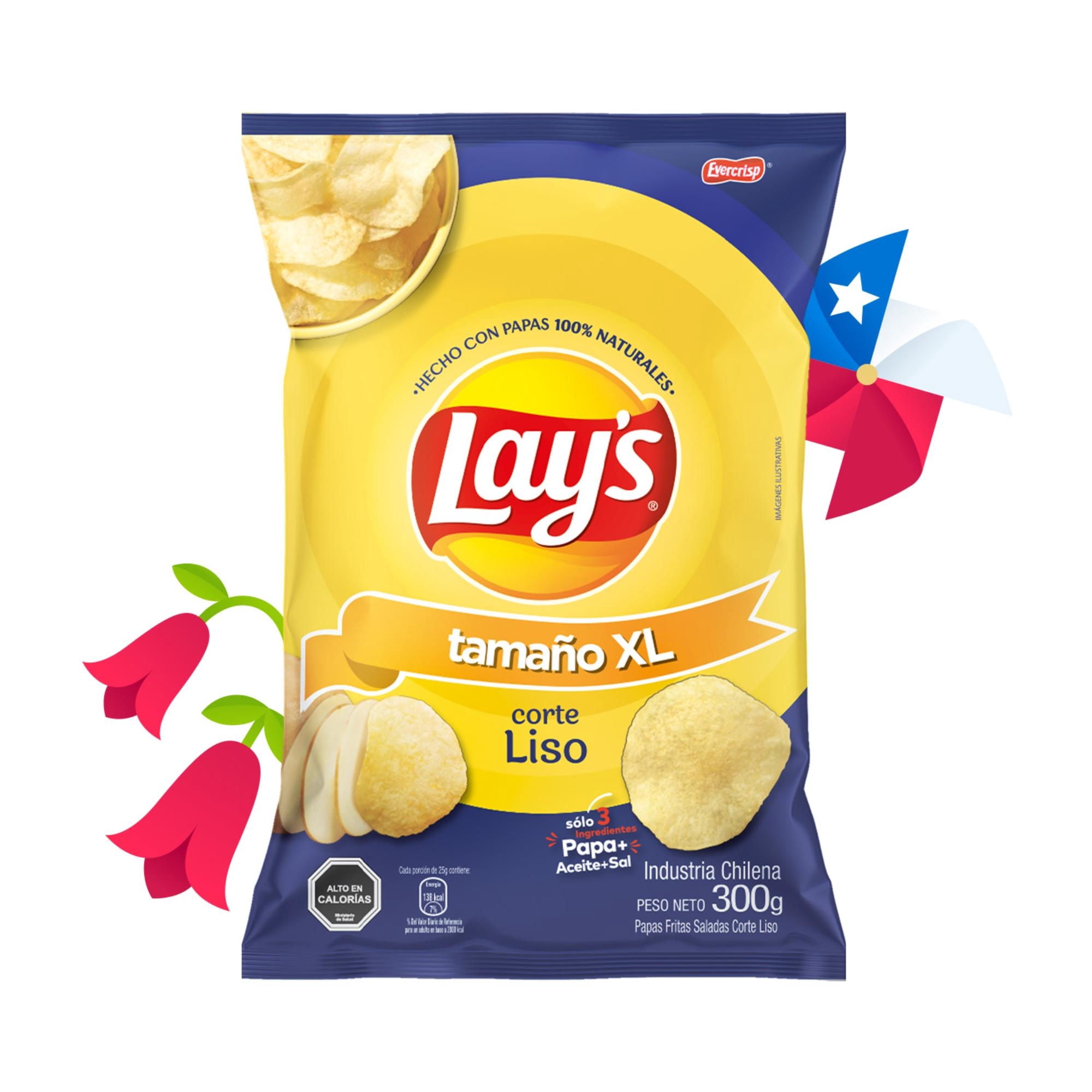 Papas Fritas Lay's Corte Liso