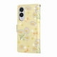 thumbnail image 3 of FOXDOCK Funda Tipo Cartera Floral para Samsung Galaxy S25 Edge ,Funda con Tapa de Cuero PU, Protección Antigolpes con Ranuras para Tarjetas y Soporte, 3 of 5