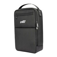 Ioensy - Bolsa De Zapatos De Golf Bolsa De Almacenamiento De Zapatos Duradera Con Bolsillo Externo Para Accesorios Negro