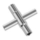 thumbnail image 4 of Llave Para Grifo 4 En 1 Plateada Para Abrir Y Cerrar Grifos Medidor Eléctrico, 4 of 5
