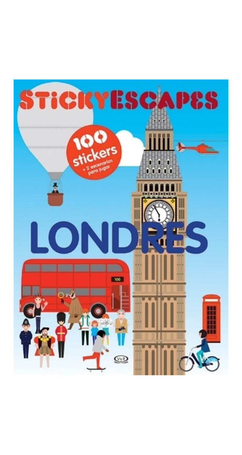V&R - Libro Stickyescapes - Londres