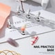thumbnail image 2 of New Nail Wearing Nail Nail Practice Base Pinky Thumb Narrow Nail Holder Finger Holder Metal Strong Magnetic Nail Piece Holder Display, 2 of 2