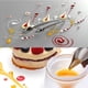 thumbnail image 5 of 5 pinzas de cocina de acero inoxidable de precisión con puntas dentadas de precisión y cucharas de dibujo culinario de precisión multiusos para decorar platos., 5 of 7