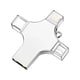 thumbnail image 1 of 2 TB 4 en 1 USB 3.0 2000 GB Unidad flash compatible con iPhone, Android, iPad, Mac, PC, S, Windows, USB A, USB C, Micro USB y conector de iPhone, unidad pulgar, unidad de salto, unidad de memor, 1 of 5