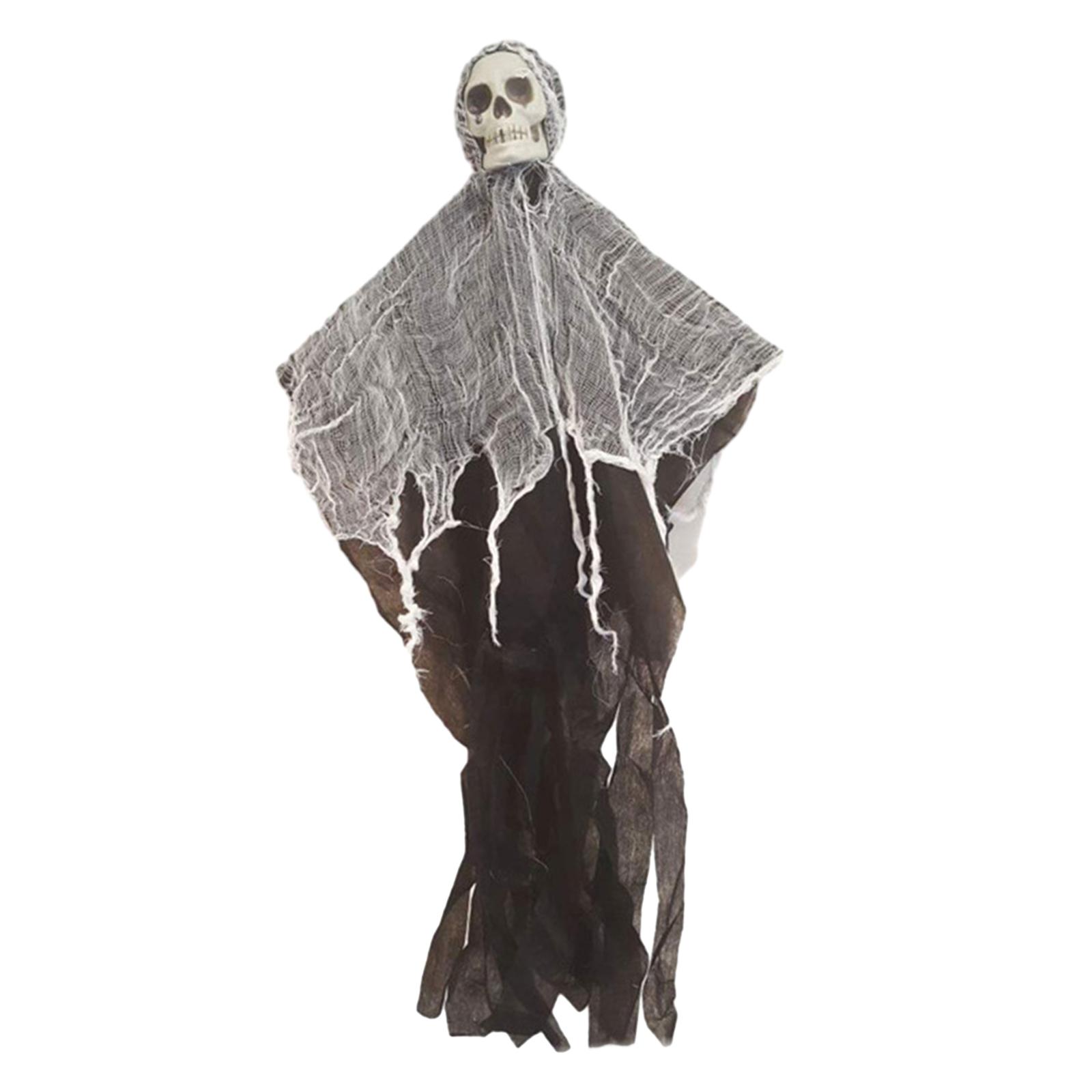 Magideal - Esqueleto Colgante Para Halloween, Casa Encantada De Fantasma, Accesorio Para Arrastrarse, Decoración De Fiesta Versátil Y Resistente, Altura De 90Cm