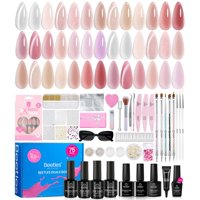 Beetles Gel Polish - Set De Esmaltes De Uñas Beetles Jelly Gel Nude Sands, 20 Colores, 75 Unidades