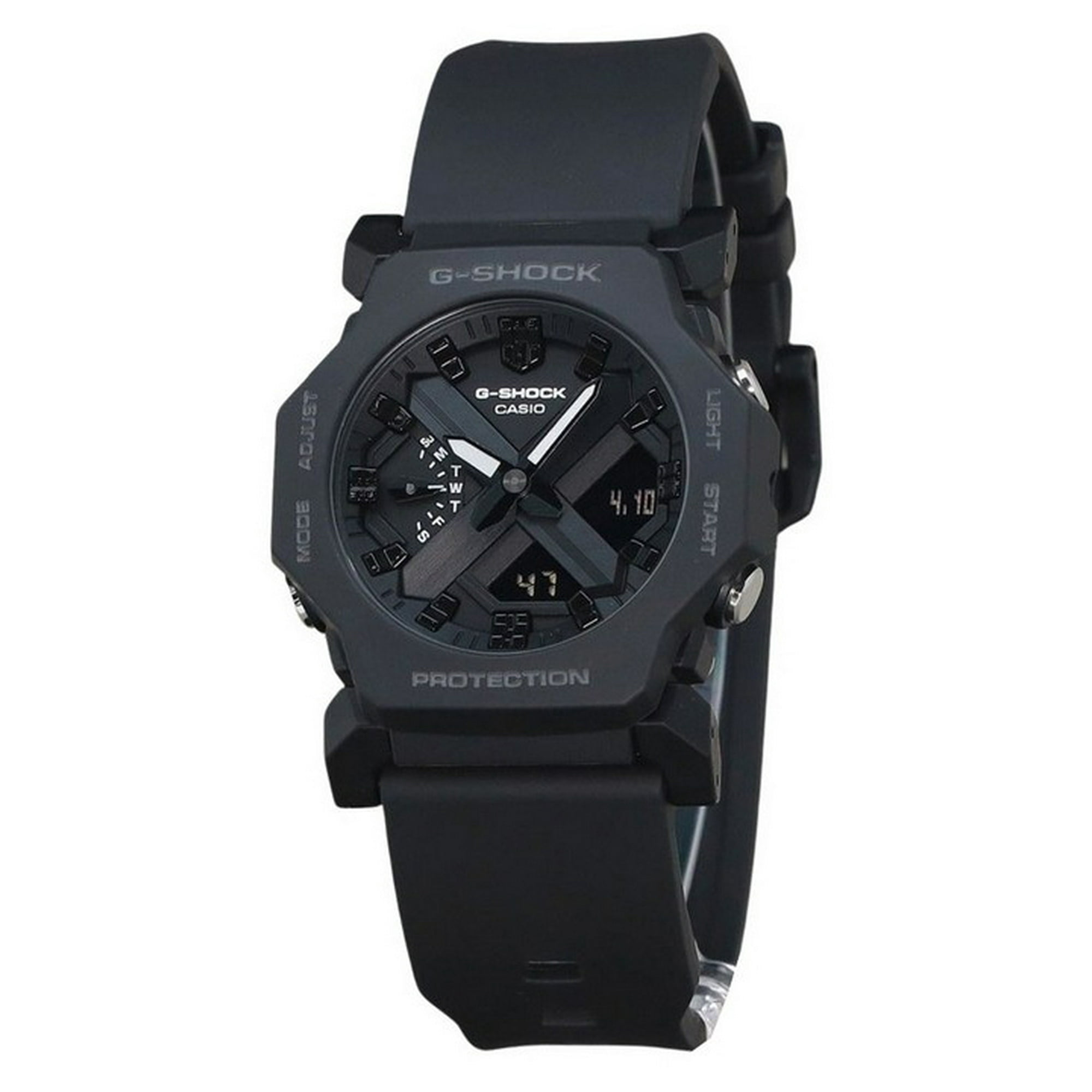 Casio - Reloj G-shock Análogo Digital Resina Negra Esfera Negra Cuarzo Ga-2300-1a 200m Para Hombre