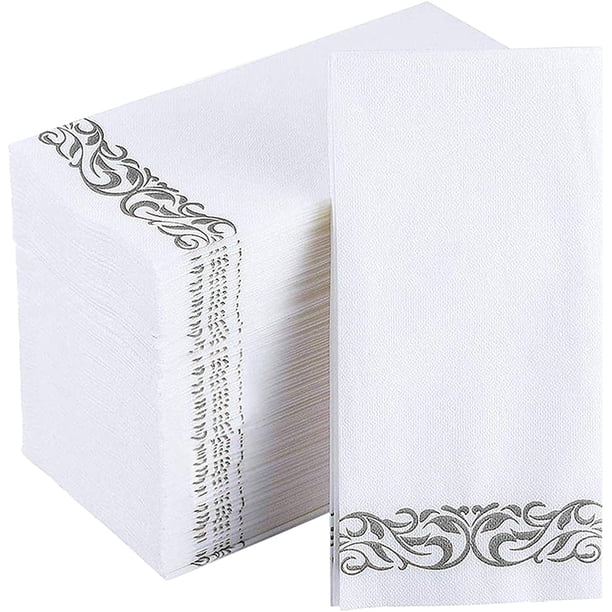 Servilletas de papel suaves y absorbentes, elegantes y decorativas para la cocina.