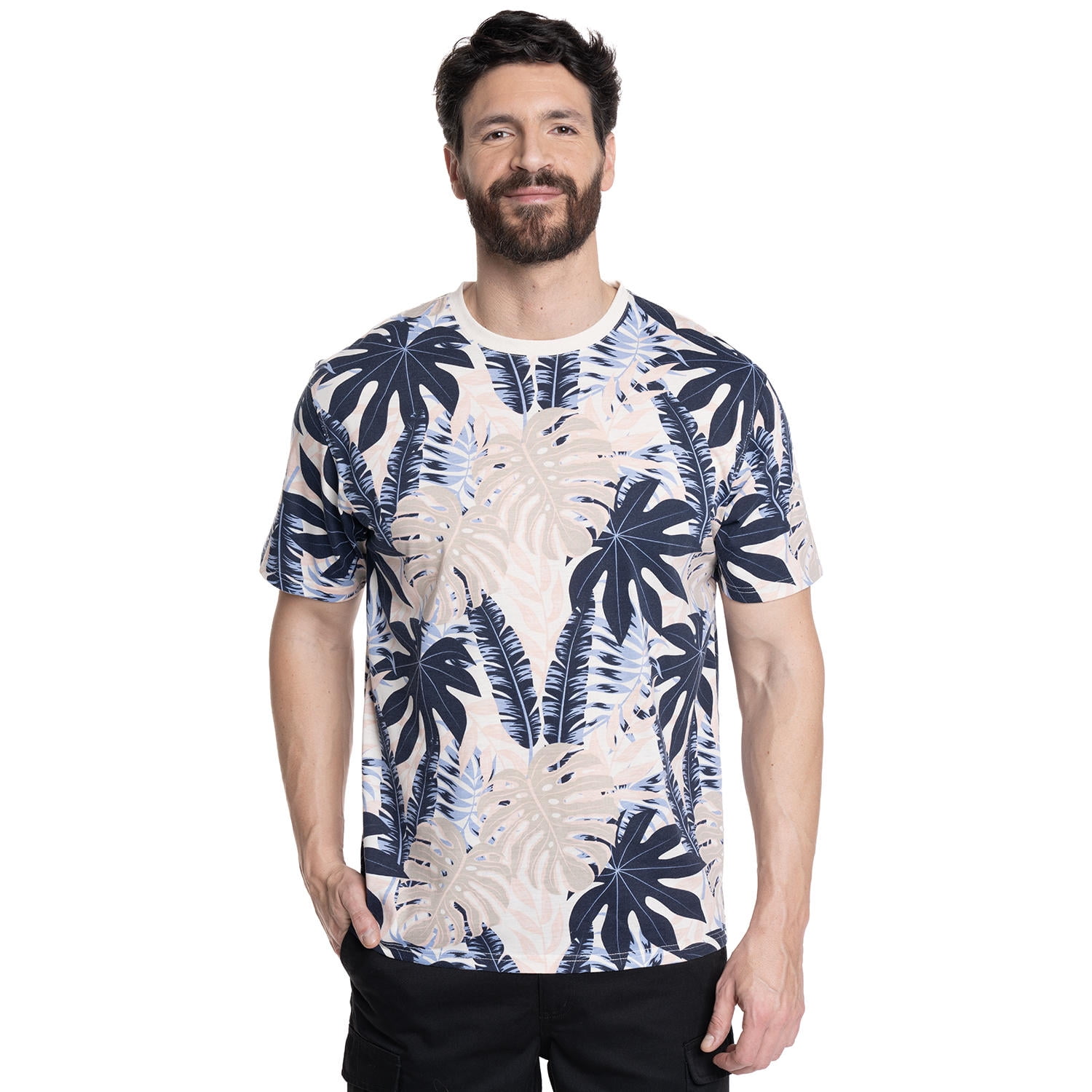 Kotting - Polera Hombre Full Print Cuello Redondo