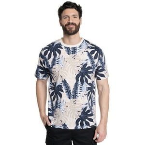 Kotting - Polera Hombre Full Print Cuello Redondo