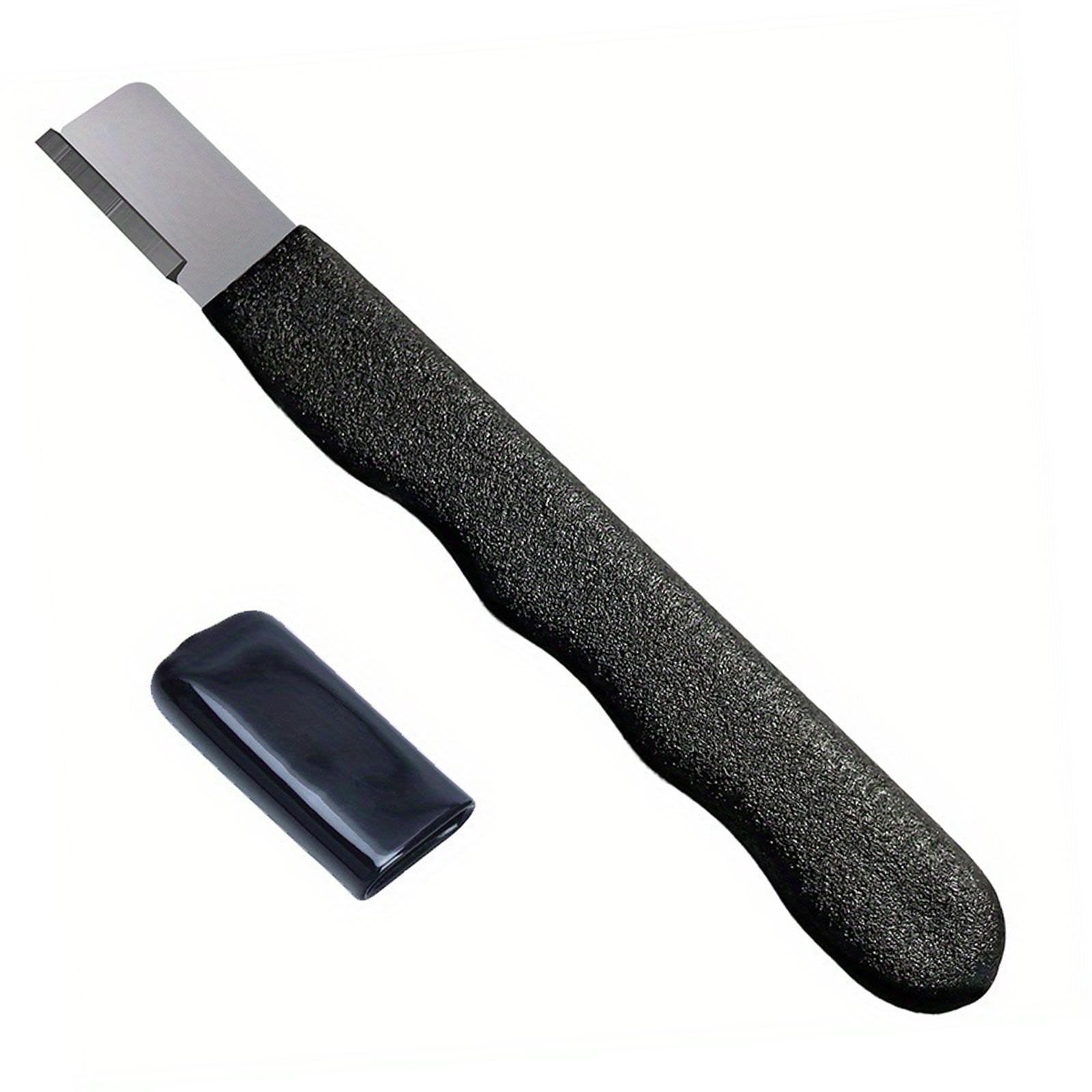 Bothyi - Afilador De Cuchillos Para Jardinería, Poda, Afilador De Cuchillos Para Acampar, Senderismo, Cocina, Color Negro