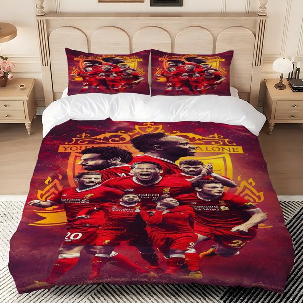 3pcs Redsliver-P Themed Bedding Set Featuring The Red Army Generals Made of Durable And Wrinkle-Resistant Polyester