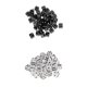 thumbnail image 2 of 100pcs 12 Mm Acrílico 6 Lados D6 Spot Dice Party Game Accesorio Blanco + Negro, 2 of 5