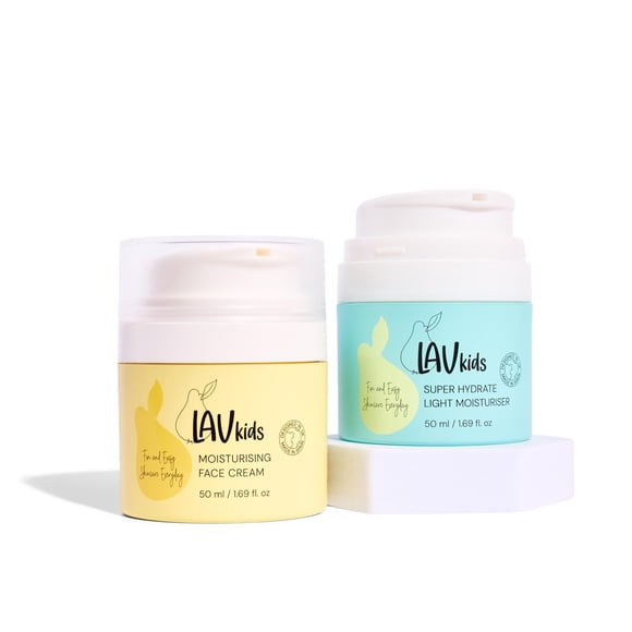 Crema Facial LAV KIDS – Set de 50 ml Hidratante Día y Noche