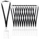 thumbnail image 1 of Lanyards WEZEBEL de 12 piezas, negros, con cierre de seguridad, impermeables, para identificación, 1 of 6