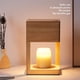 thumbnail image 5 of Lámpara calentadora de velas, lámpara calentadora de velas de madera de arriba hacia abajo, lámpara de cera derretida con calor, lámpara de cera derretida para decoración del hogar, tarro de vela, 5 of 7