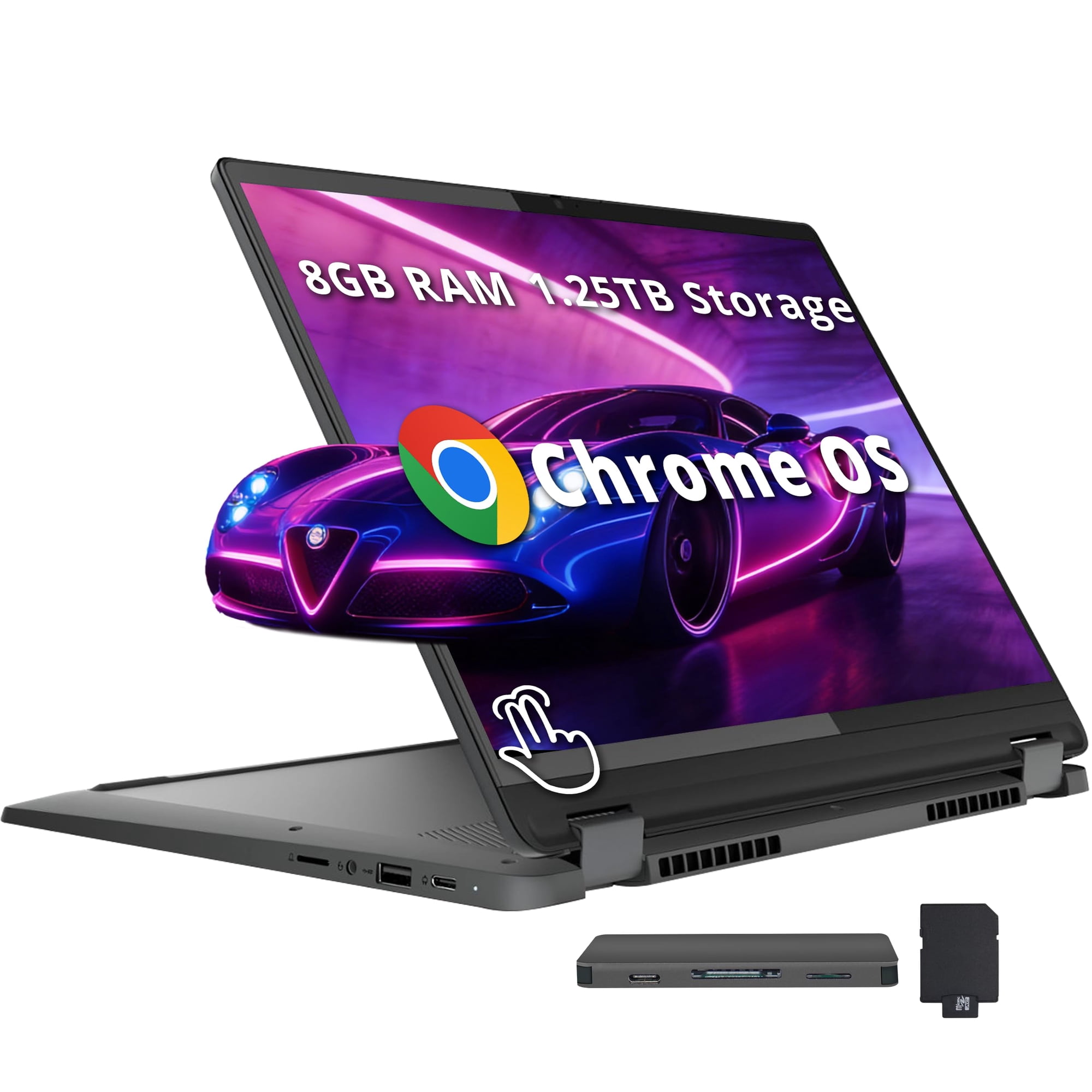 Ordenador Portátil Lenovo Flex 5i Chromebook Plus 14 Wuxga De 8 Gb Y 1,25 Tb