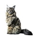 thumbnail image 1 of Estatua De Gato Sentado, Figura Decorativa De Gato De Maine Para Repisa De Comedor, Estilo D, 1 of 5