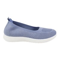 Zapatilla New Walk Slip On Confort Celeste