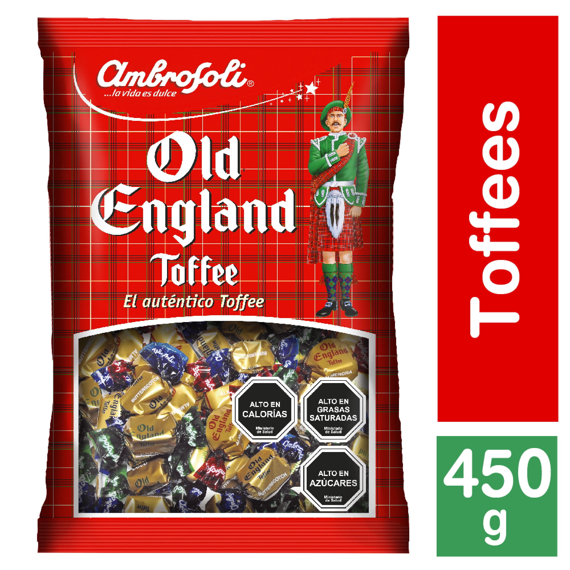 Caluga Toffee Surtida 450 g Ambrosoli