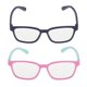 thumbnail image 3 of 2pcs Kids's Con Estilo Anti Azul Claro Con Gafas De Silicona Suave De Silicona Gafas, 3 of 5