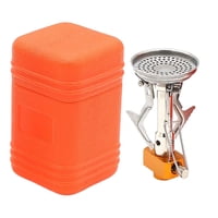 Magideal - Mini Quemador De Gas Duradero, Estufa Plegable Herramienta De Cocina De Acero Inoxidable Mini Estufa Suministros De Equipo Para Viajes Senderismo