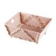 thumbnail image 4 of Cesta Plegable 23x20cm Soporte Para Frutas Y Verduras Para Cocina, Dormitorio, Salón, Rosa, 4 of 5