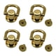 thumbnail image 1 of 4x Bolsa De Metal Anclajes Laterales Monedero Fabricación Hebillas Ganchos Cierres Oro, 1 of 5