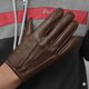 thumbnail image 5 of Guantes FASHIONLUXE de cuero genuino estilo policía para conducir, 5 of 6