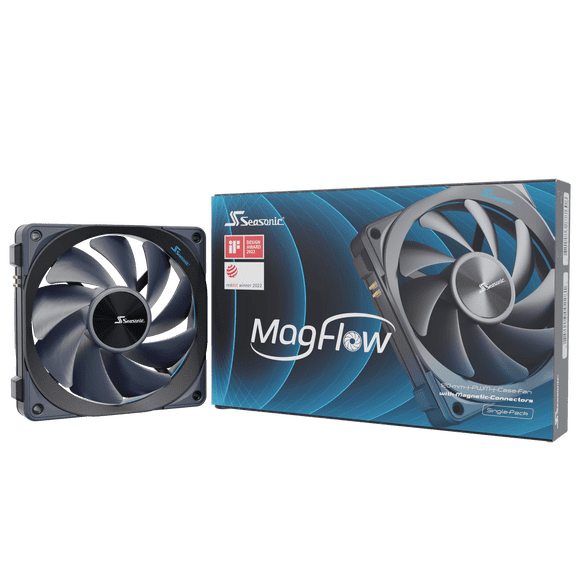 Seasonic MagFlow 1-Fan Kit Negro