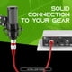 thumbnail image 5 of Cables XLR GearIt para micrófono macho a hembra, 3 pines, 30 m, color rojo, 5 of 7