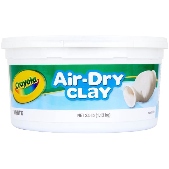 Arcilla Crayola Air-Dry blanca, 1,13 kg
