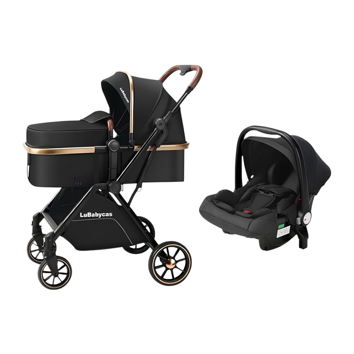 Coche Travel System Lubabycas 0-4 Años Aluminio Alvin