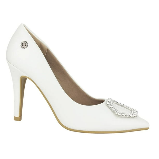 ZAPATOS CHALADA MUJER WHITE 5-CRISTAL-5 - Talla 38